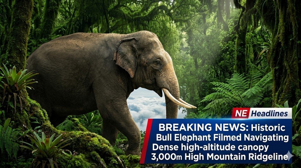 Arunachal Pradesh Sets Global Record For Highest Elephant Range At 3,000 Metres