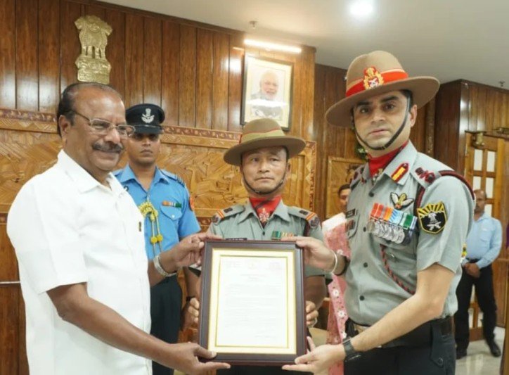 Assam Rifles Honoured