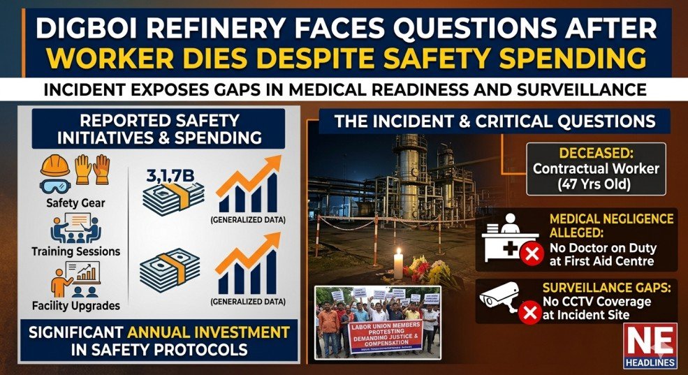 Digboi Refinery Faces Questions After Worker Dies Despite Safety Spending