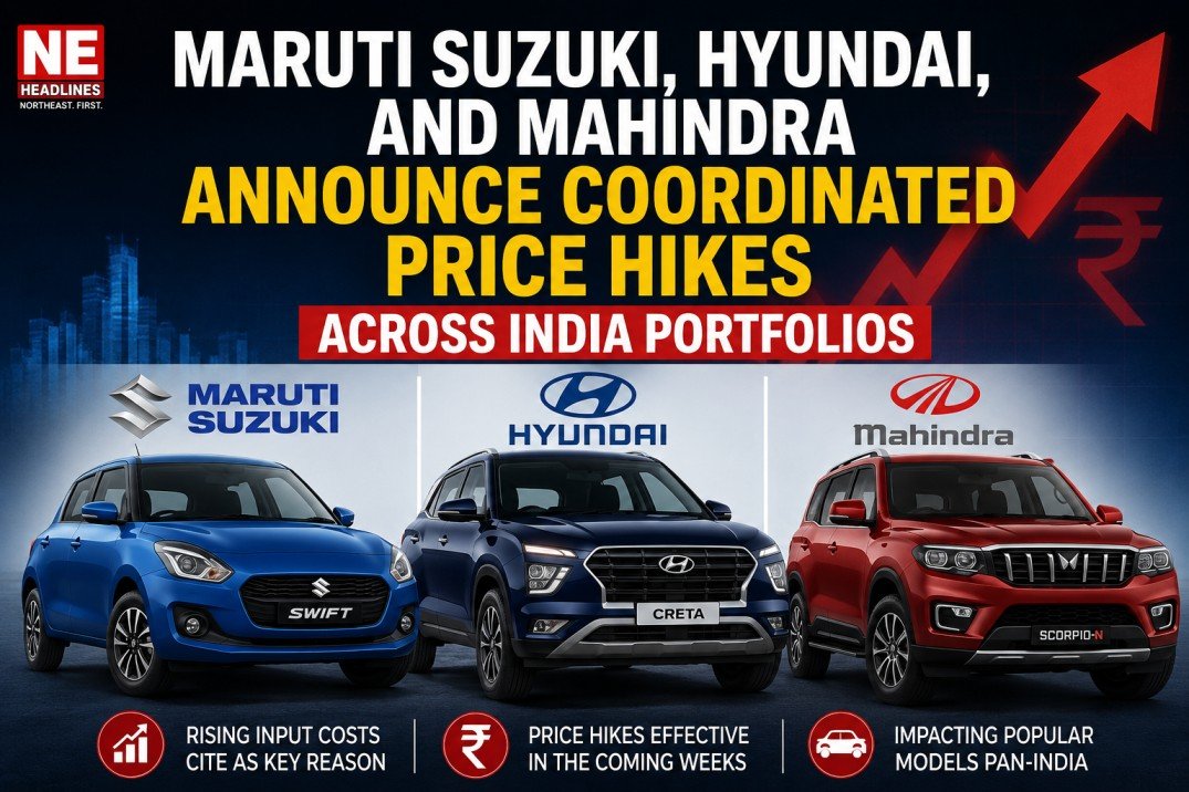 Maruti Suzuki, Hyundai, And Mahindra Announce Coordinated Price Hikes Across India