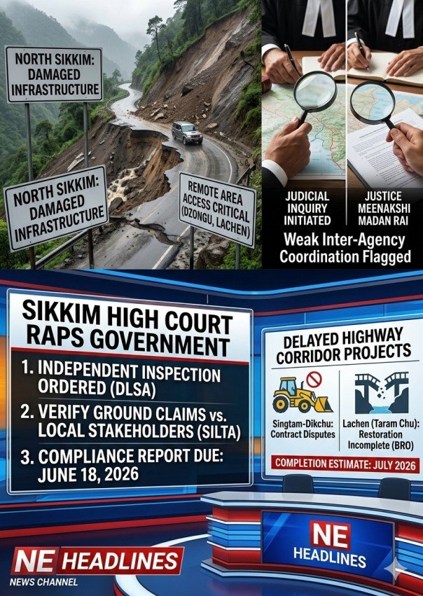 Sikkim High Court Raps State Government Over Poor Road Conditions