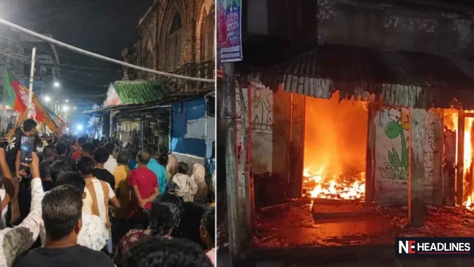 West Bengal Post Poll Violence Sandeshkhali Firing Tmc Office Attack