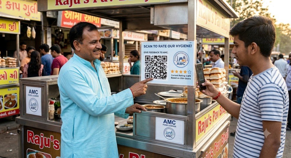 Amc Launches Qr Code Feedback System For Street Food Hygiene
