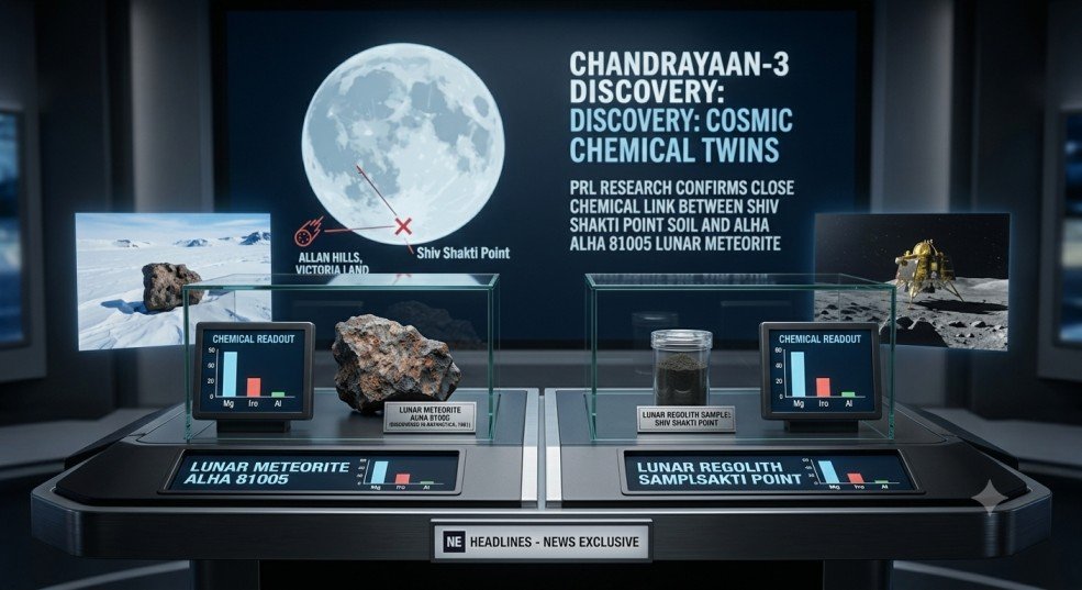 Chandrayaan 3 Moon Soil Matches Ancient Antarctica Lunar Meteorite Alha 81005, Prl Study